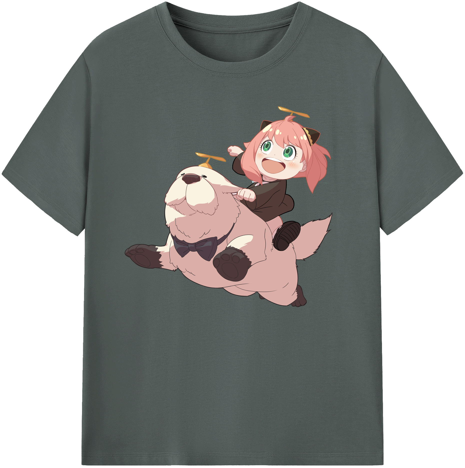 （画像用） SPY×FAMILY间谍家家酒 綿100％ メンズ半袖Tシャツ｜肌触りやわらか＆通気性